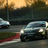 Laufsieger: Der Porsche 718 Cayman GT4 vom Team Allied-Racing
