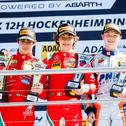 Das Podium vom Samstag auf der ehemaligen Formel-1-Rennstrecke