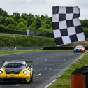 Joel Hohmann gewinnt sein erstes Rennen in der Porsche Sprint Challenge Deutschland GT3 (Foto: Porsche Sports Cup Deutschland)