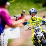 Lucas Leok ( Estland / Husqvarna / Team #111 ) beim ADAC MX Junior Cup
