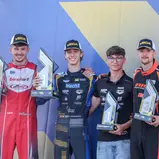 Podium KZ2 Cup, DKM Wackersdorf 2026