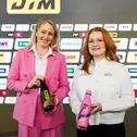 Anna Grubeck (Head of Sportsponsoring bei BWT) und Claudia Wagner (DTM-Geschäftsführerin) (l-r)