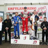 ADAC Kart Masters Kerpen Siegerehrung X30 Senior Rennen 1