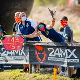 ADAC MX Masters 2020, Grevenbroich, Helfer in der Helferbox