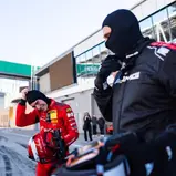 Tom Kalender und Sebastian Vollmer  / „Motorsport meets American Football Day“ auf dem Dekra Lausitzring