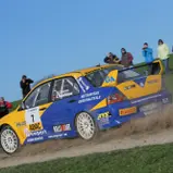 Aufholjagd im ADAC Rallye Masters: Hermann Gaßner im Mitsubishi Lancer