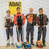 Das DJKM-Podium: Maxim Becker, Mattao Mason, Marc Alexander Reistrup, Milan Rossi (v.l.n.r.)