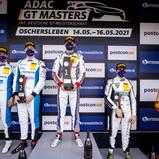 Das Podium der Pirelli-Junior- und Pirelli-Trophy-Wertung