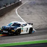 #25 / Van Berghe / Porsche 718 Cayman GT4 CS MR / Lorenz Stegmann / Robert Heger