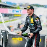 Bereits zum siebten Mal feierte Maro Engel in diesem Jahr auf dem DTM-Podium