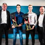 Night of the Champions: ADAC Ehrenpräsident Hermann Tomczyk, Alexander Schwarzer, Alexander Fach und ADAC Vorstand Dr. Dieter Nirschl (v-l)