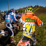 ADAC MX Junior Cup, Rene Hofer ( KTM / Österreich ) und Radim Kraus ( KTM / Tschechien )