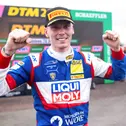 In Oschersleben jubelte Luca Engstler vergangenes Jahr über seinen ersten DTM-Sieg
