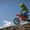 John Engel vom ADAC Nordrhein siegte in der jüngsten Rennklassen bis 50 ccm (Foto: Dino Eisele)