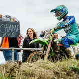 ADAC MX Masters 2020, Tensfeld, Bradley Mesters ( Niederlande / Kawasaki / F&H Racing Shop-HMX ) beim ADAC MX Junior Cup