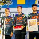Die Familie Leok mit (v.l.) Travis, Sebastian und Tanel erhielt einen der zwei Michael Spacek Sonderpreise