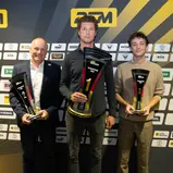 Franz Engstler, Fabian Finck (FK), Nicolas Bondu (HRT) (v-l)