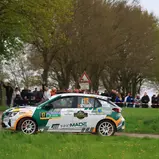 #17	S. Wiegand - C. Gerlich / Opel Corsa Rally4 (RC4) / ADAC Actronics Rallye Sulingen