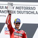 Francesco Bagnaia gewann vergangenes Jahr den Liqui Moly Motorrad Grand Prix Deutschland