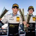 Podium in Hockenheim für Nico Hantke (li.) und Ben Dörr