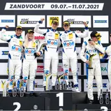 Das Podium der ADAC GT4 Germany in Zandvoort