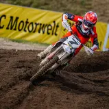 Maxmilian Spies feierte in Mölln nach zwei Jahren wieder einen Laufsieg im ADAC MX Masters