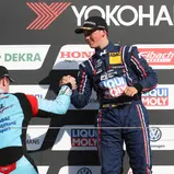 Nach der Sommerpause der ADAC TCR Germany holte der Gesamtzweite Max Hesse (r.) drei Mal die volle Punktzahl