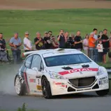 Weiter auf Platz zwei der DRM-Wertung: Christian Riedemann im Peugeot 208 T16 R5