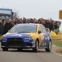Gelingt der dritte Titel im ADAC Rallye Masters? Hermann Gaßner im Mitsubishi Lancer