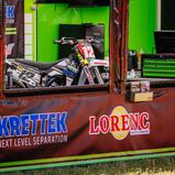 Die Maschine von Maximilian Nagl ( Deutschland / Husqvarna / Krettek-Haas-Racing-Team ) beim ADAC MX Masters