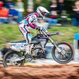 Schon die jüngsten Racer auf 50 ccm Maschinen und E-Bikes können um den DMX-Titel fahren