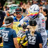 Boris Maillard ( Frankreich / Suzuki / stielergruppe.mx Johannes-Bikes Suzuki ) beim ADAC MX Masters