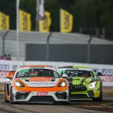 #92 Wimmer Werk Motorsport / Raphael Rennhofer / Emil Heyerdahl / Porsche 718 Cayman GT4 RS CS, Sachsenring