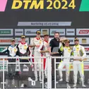 Das Podium im Sonntagsrennen auf dem Norisring