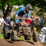 Der Däne Henrik Mogensen gewann die international ausgeschrieben Deutsche Motocross-Meisterschaft Quad nach sieben Veranstaltungen (Foto: Kai Brake)