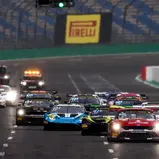 Der Start in das zweite Rennen auf dem Dekra Lausitzring