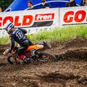 Áron Katona gewann die Qualifikation im ADAC MX Junior Cup 85, die Rennen fielen dem schlechten Wetter zu Opfer