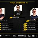 Das Podium nach Rennen 1