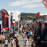 Das Fahrerlager beim Liqui Moly Motorrad Grand Prix Deutschland war wieder sehr gut gefüllt