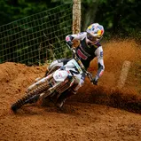 Liam Everts gewann bei seinem Gaststart im ADAC MX Masters in Bitche die Veranstaltungswertung