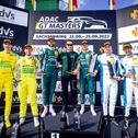 Das Podium des ersten Laufs auf dem Sachsenring