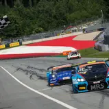 Knappster Sieg: Jens Klingmann und Nicolai Sylvest gewannen am Samstag auf dem Red Bull Ring