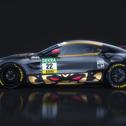 Seitenansicht des Aston Martin Vantage GT4 vom Team Speed Monkeys © Team Speed Monkeys