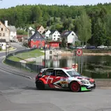 Erstes DRM-Podest: Yannik Neuville im Skoda Fabia S2000