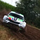 DRM, ADAC Rallye Masters 2019, 4. Lauf, ADAC Rallye "Rund um die Sulinger Bärenklaue", Neil Simpson, SKoda Fabia R5