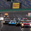 Der Start in das zweite Rennen auf dem Dekra Lausitzring