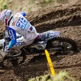 Nico Greutmann ( Schweiz / Husqvarna / Cat Moto Bauerschmidt Husqvarna ) beim ADAC MX Youngster Cup