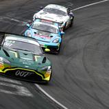 Der Aston Martin von Ben Dörr und Romain Leroux fuhr auf Rang zwei