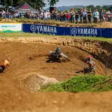 Tom Koch ( Deutschland / KTM / Kosak Racing Team ) und Maximilian Nagl ( Deutschland / Husqvarna / Krettek-Haas-Racing-Team ) beim ADAC MX Masters