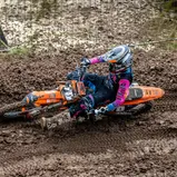 Valentin Kees setzte sich mit dem Tagessieg an die Spitze der DMX 250